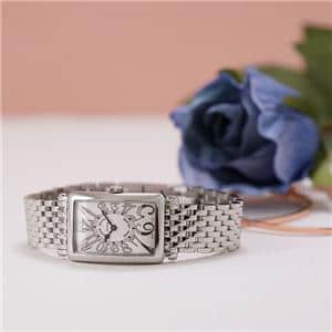 FRANCK MULLER フランク・ミュラー ロングアイランド 902QZ REL レリーフ シルバー  ブラック針 メイン