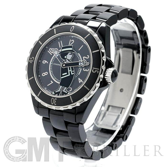 中古)CHANEL シャネル J12 マドモアゼル 38mm H5242【世界555本限定