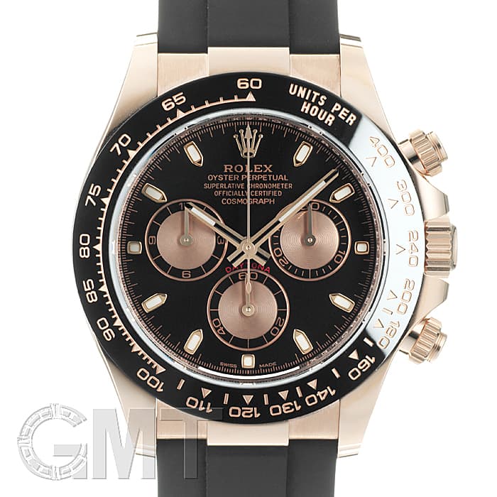 中古)ROLEX ロレックス デイトナ 116515LN ブラック/ピンク ラバー
