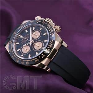 中古)ROLEX ロレックス デイトナ 116515LN ブラック/ピンク ラバー