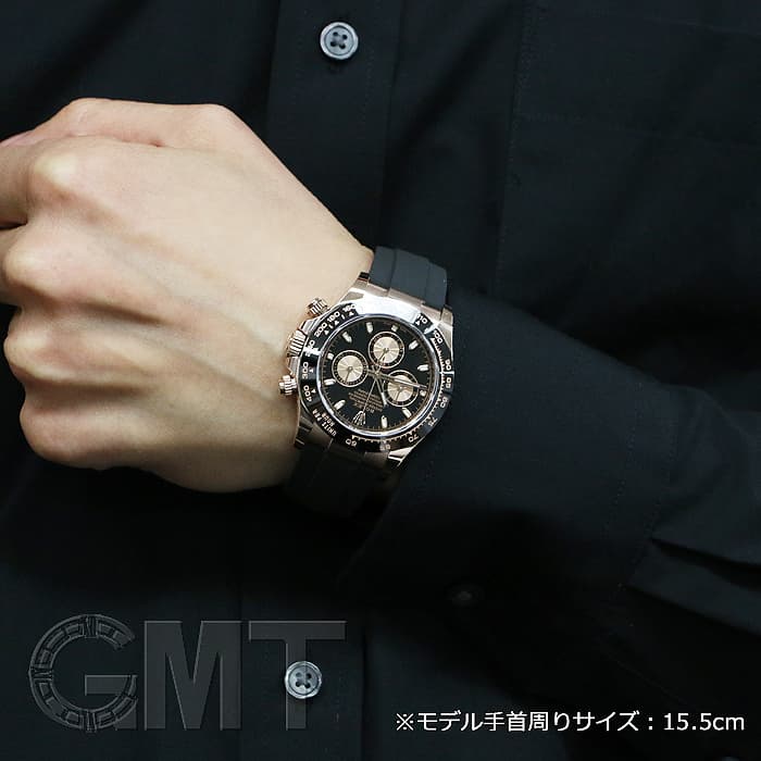 中古)ROLEX ロレックス デイトナ 116515LN ブラック/ピンク ラバー