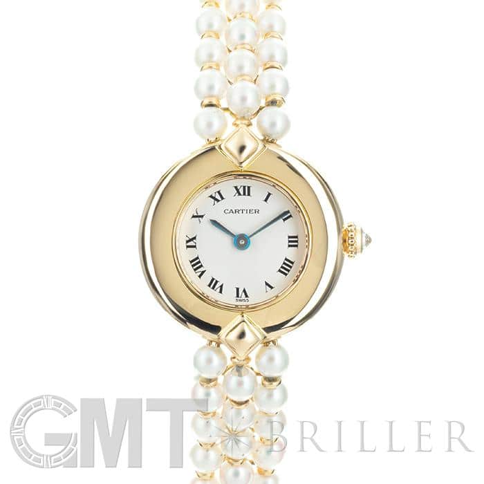 中古)CARTIER カルティエ コリゼ パール イエローゴールド WB1045K4
