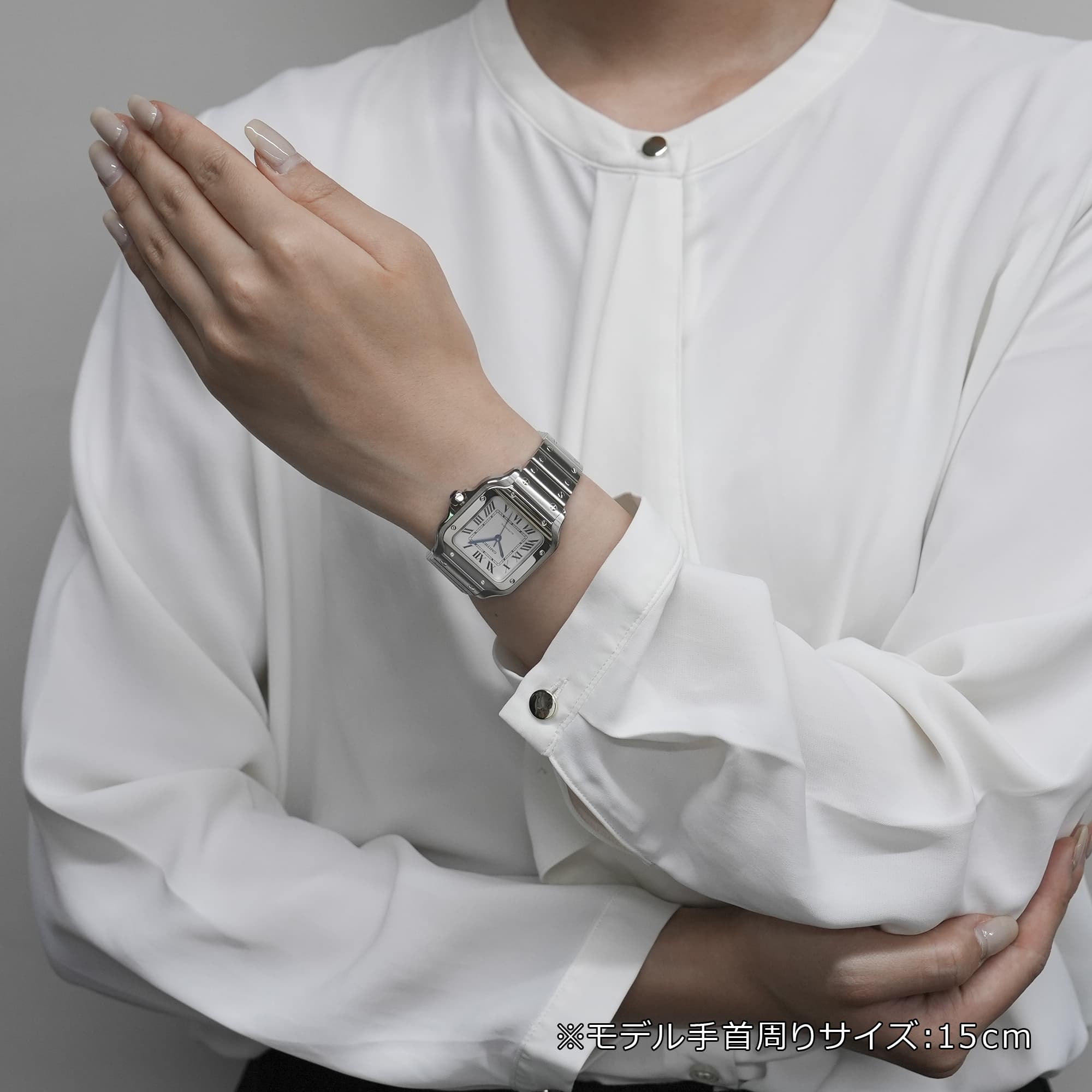 中古)CARTIER カルティエ サントス ドゥ カルティエ MM WSSA0029（商品