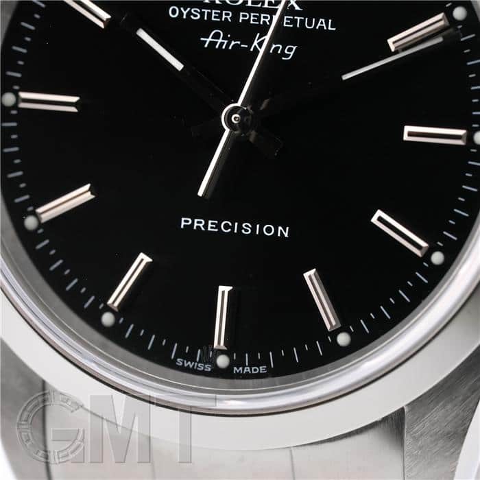 中古)ROLEX ロレックス エアキング 14000M ブラック（商品ID
