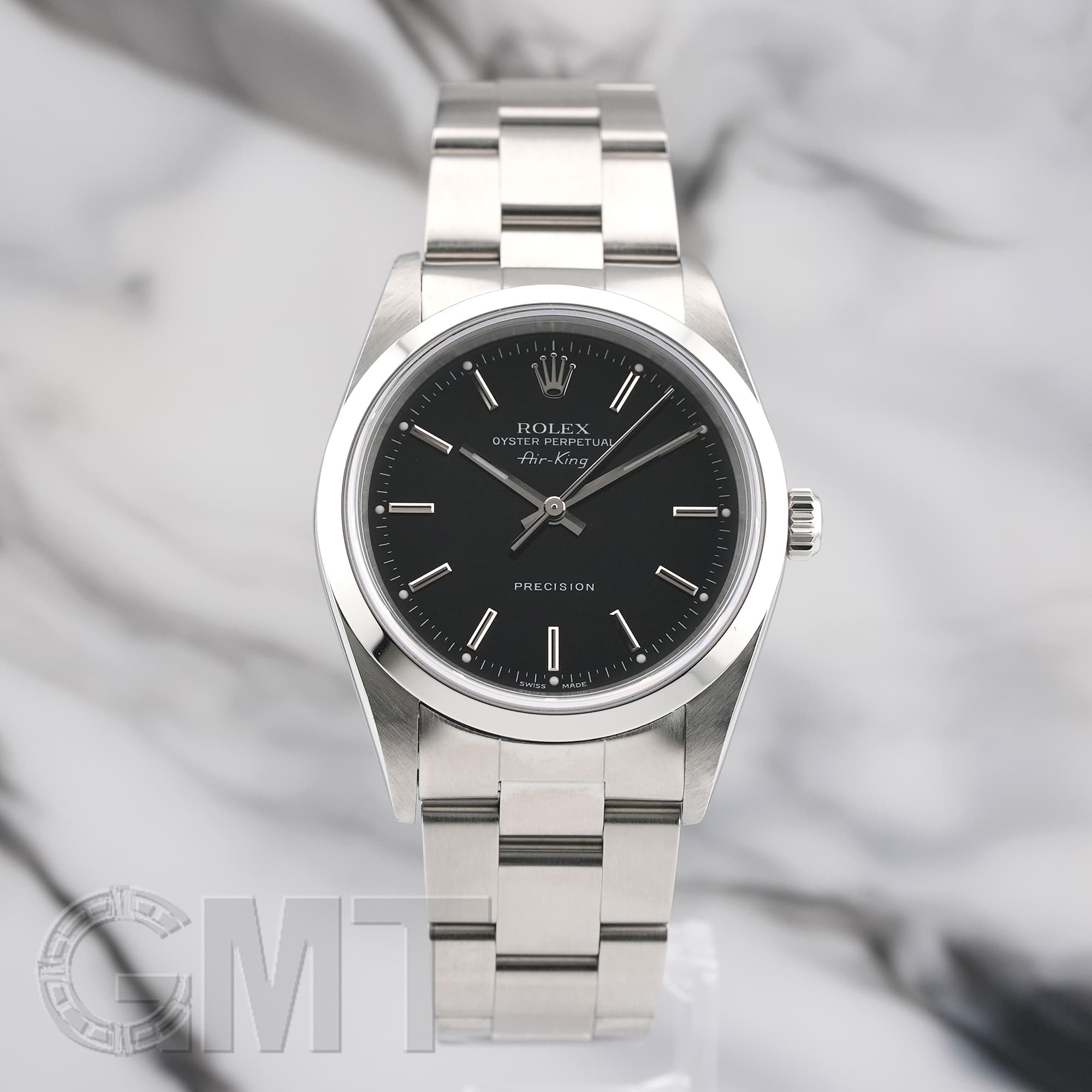 中古)ROLEX ロレックス エアキング 14000M ブラック（商品ID