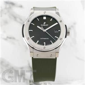 HUBLOT ウブロ クラシック フュージョン チタニウム 45ｍｍ 511.NX.8970.RX グリーン メイン