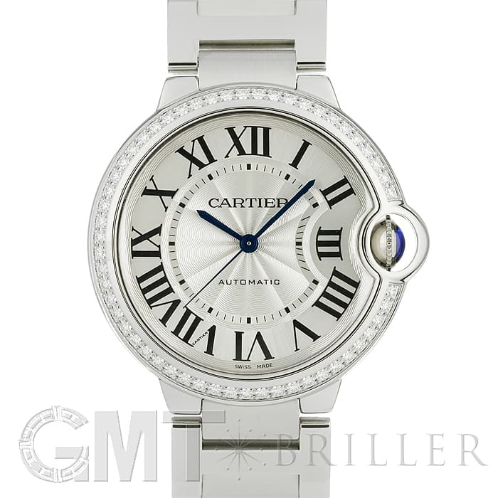 新品)CARTIER カルティエ バロンブルー ベゼルダイヤ W4BB0017（商品ID