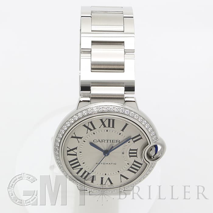 新品)CARTIER カルティエ バロンブルー ベゼルダイヤ W4BB0017（商品ID