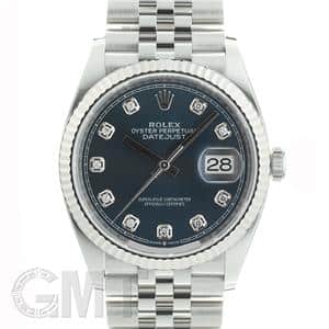 ROLEX ロレックス デイトジャスト 36 126234G ブルー 10Pダイヤ ジュビリーブレス メイン
