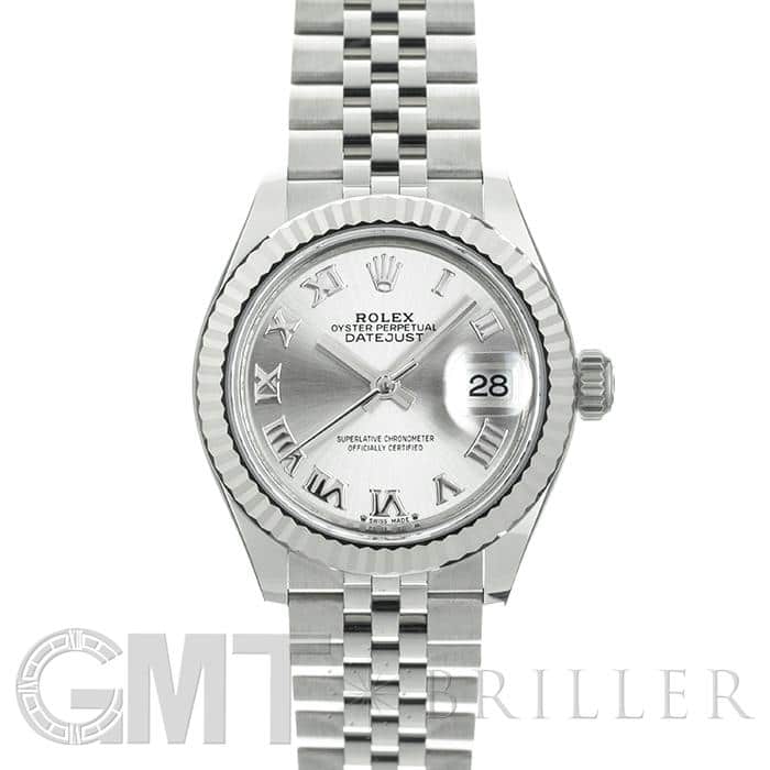 ロレックス ROLEX デイトジャスト28 279174 シルバー K18WG/SS レディース 腕時計 ROLEX - ロレックス ROLEX デイトジャスト28 279174 シルバー K18WG/SS