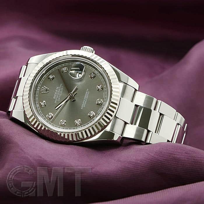 中古)ROLEX ロレックス デイトジャスト II 41 116334G 10Pダイヤ