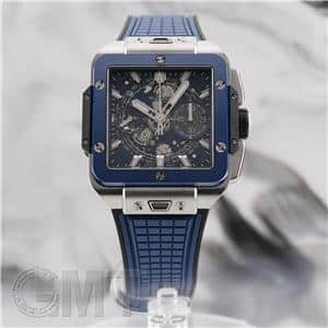 HUBLOT ウブロ スクエア・バン ウニコ チタニウム ブルーセラミック 821.NL.5170.RX メイン