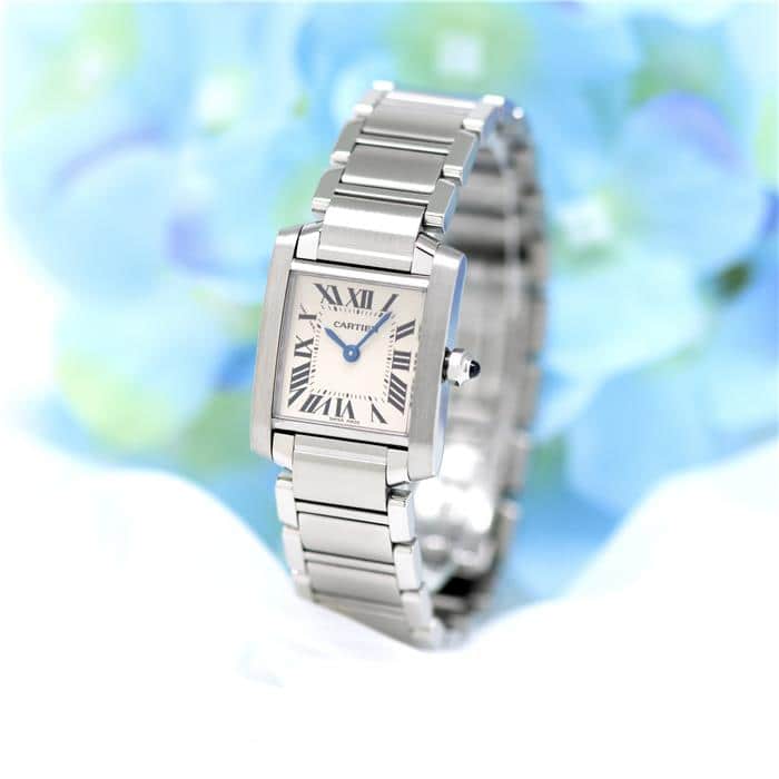 中古)CARTIER カルティエ タンク フランセーズ SM W51008Q3（商品ID