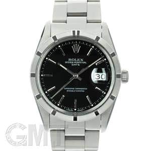 ROLEX ロレックス オイスターパーペチュアル デイト 34mm 15010 ブラック メイン