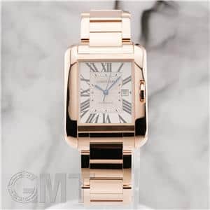 中古)CARTIER カルティエ タンク アングレーズ LM W5310003 ピンク