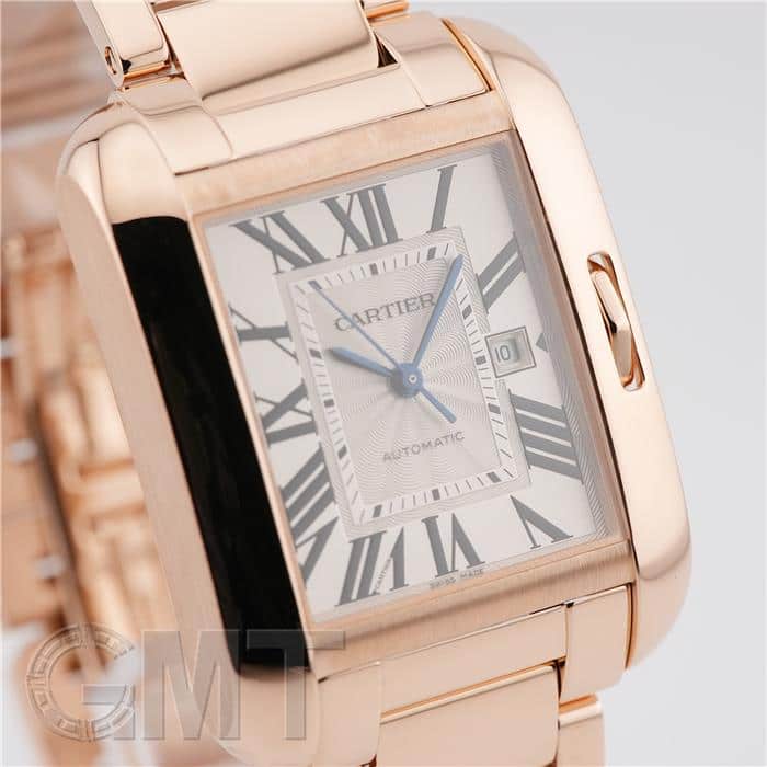 中古)CARTIER カルティエ タンク アングレーズ LM W5310003 ピンク