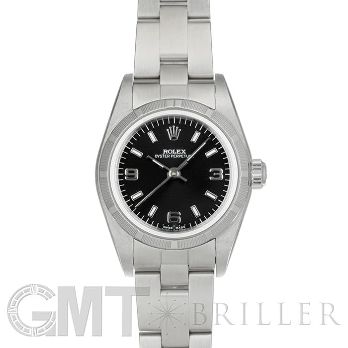 ROLEX ロレックス オイスター パーペチュアル 76030 腕時計
 ステンレススチール ブラック 自動巻き レディース【中古】 76030 ROLEX（ロレックス） オイスターパーペチュアル ピンク/369