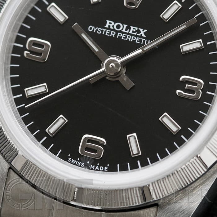 中古)ROLEX ロレックス オイスターパーペチュアル 76030 ブラック A番
