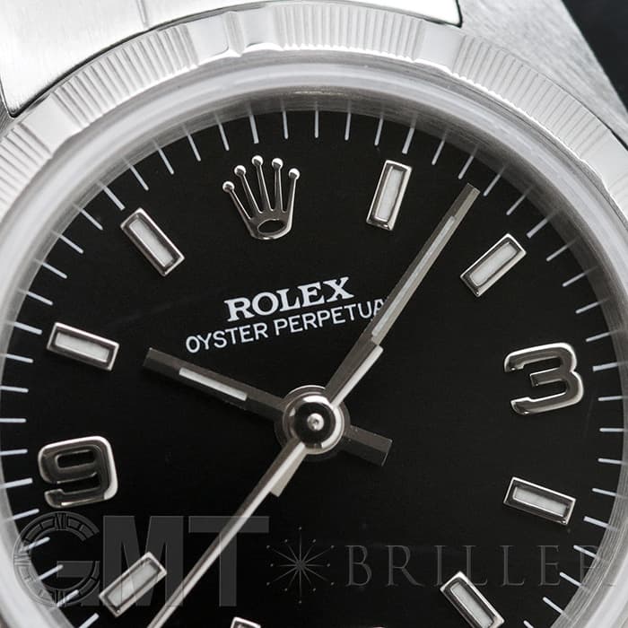中古)ROLEX ロレックス オイスターパーペチュアル 76030 ブラック A番