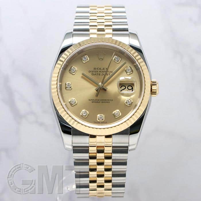 中古)ROLEX ロレックス デイトジャスト 116233G シャンパン