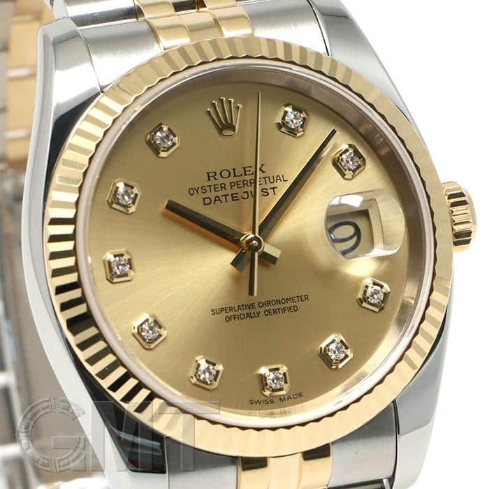 中古)ROLEX ロレックス デイトジャスト 116233G シャンパン（商品ID