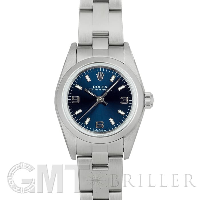 中古)ROLEX ロレックス オイスターパーペチュアル 76080 ブルー369 A番