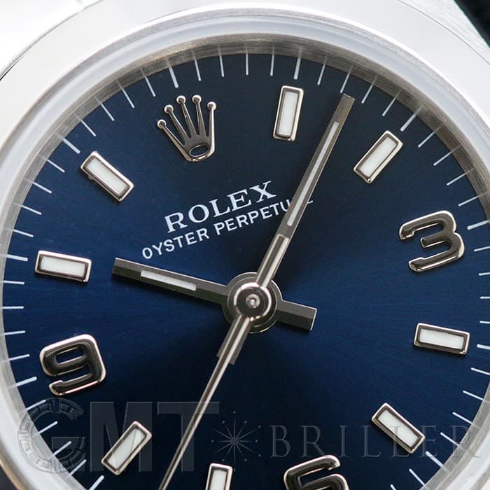【140909】ROLEX ロレックス 76080 オイスターパーペチュアル 24 369ブルーダイヤル K番 SS 自動巻き 純正ボックス 腕時計 時計 WATCH レディース 女性 女【中古】 ROLEX ロレックス 76080 オイスターパーペチュアル 24 369ブルー