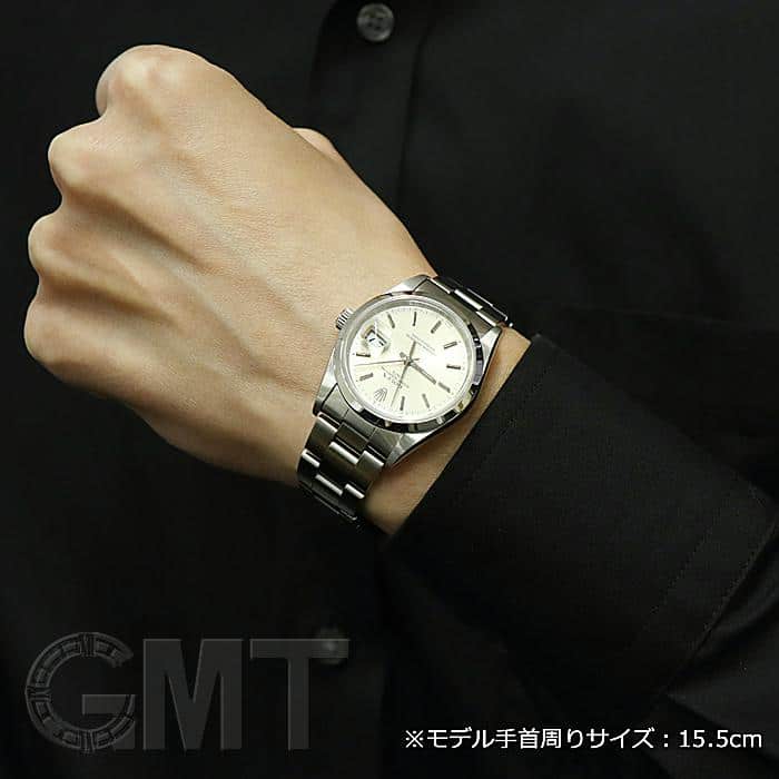 中古)ROLEX ロレックス オイスターパーペチュアル 34mm 15200 シルバー