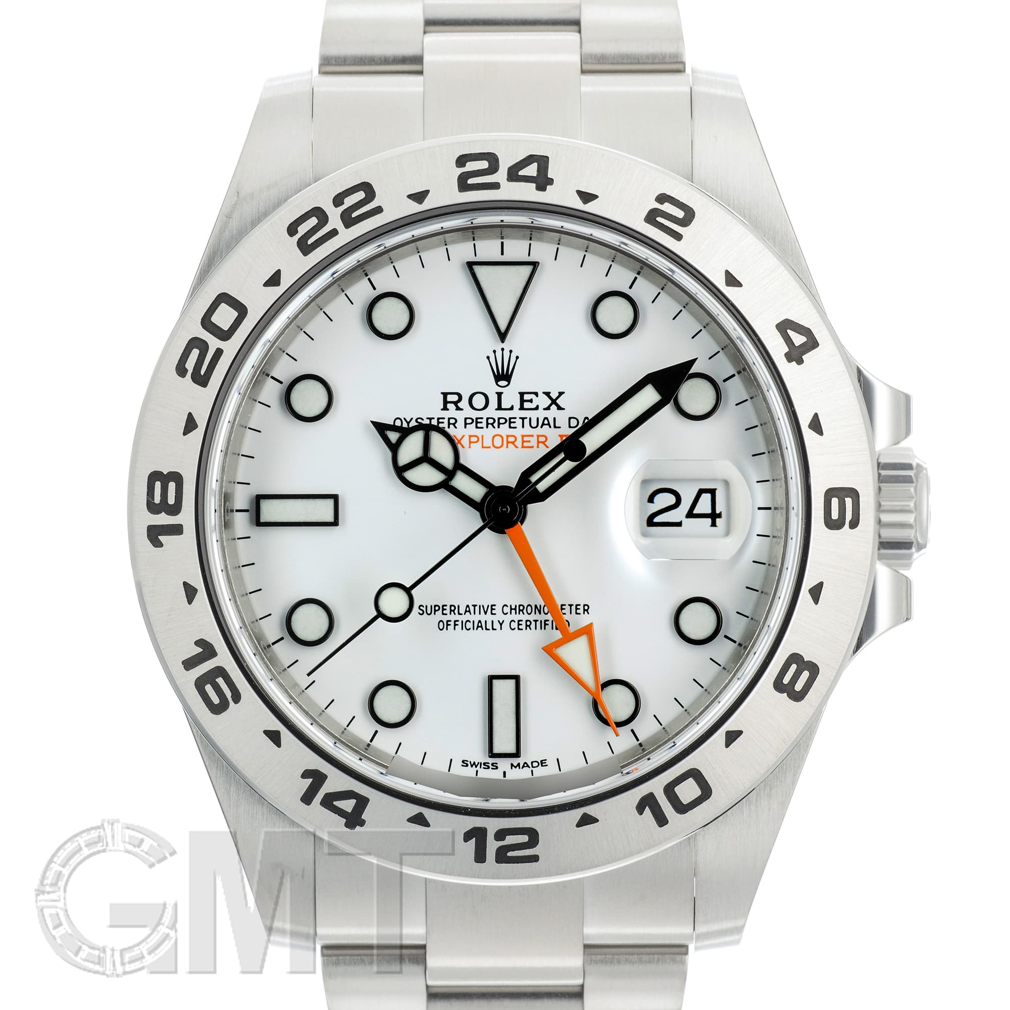 中古)ROLEX ロレックス エクスプローラー II 216570 ホワイト（商品ID