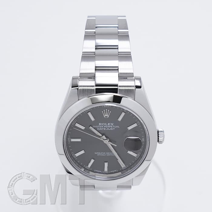 中古)ROLEX ロレックス デイトジャスト 41 126300 ダークロジウム
