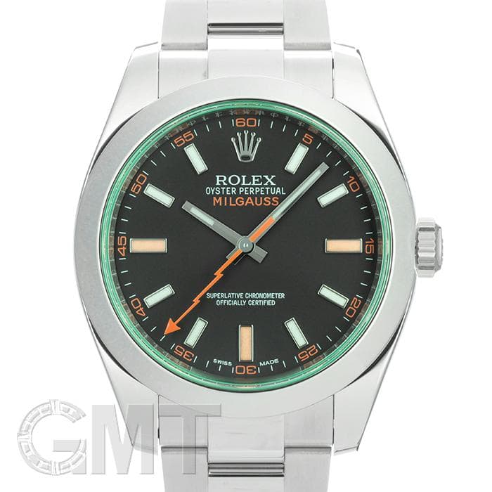 ROLEX ロレックス シングル バックル 2007年初期 ミルガウス 中古)ROLEX ロレックス ミルガウス 116400GV ブラック（商品ID