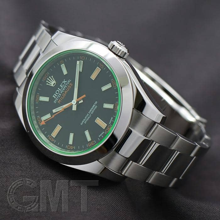 中古)ROLEX ロレックス ミルガウス 116400GV ブラック（商品ID