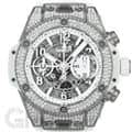 HUBLOT ウブロ ビッグバン ウニコ 42mm チタニウム ホワイト  パヴェ ラバー 441.NE.2010.RW.1704