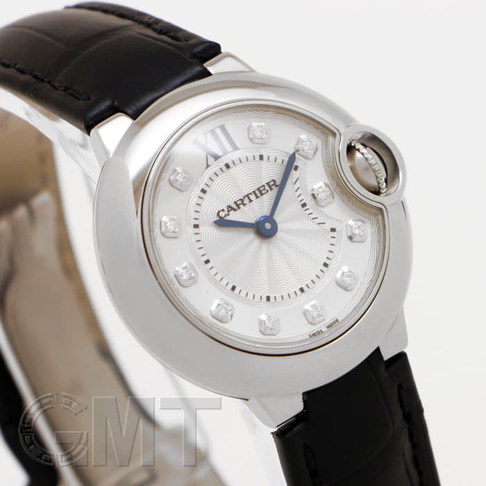 新品)CARTIER カルティエ バロンブルー W4BB0008 28mm 11Pダイヤ