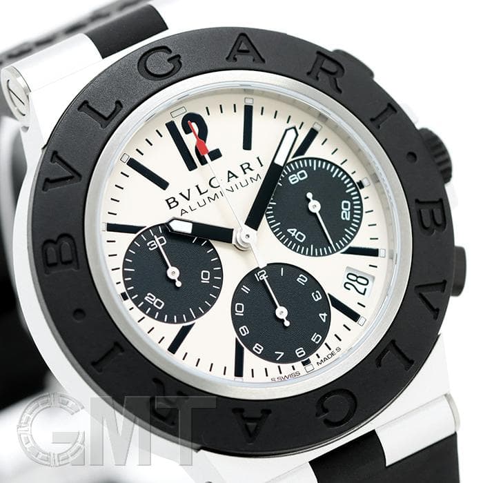 新品)BVLGARI ブルガリ アルミニウム クロノグラフ 103383（商品ID