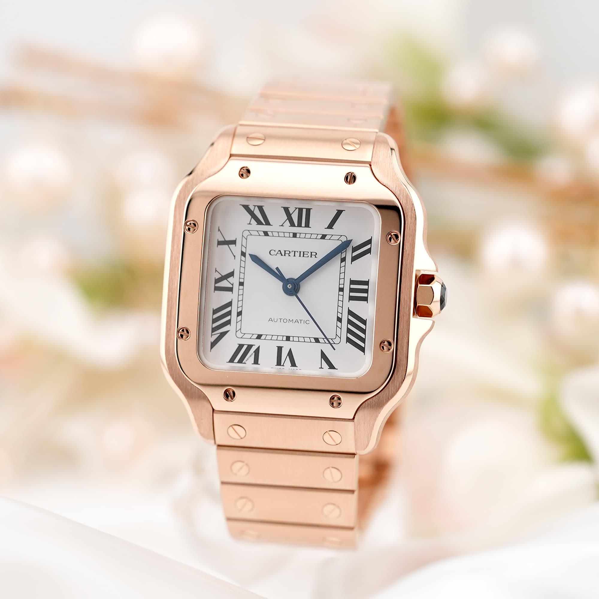 中古)CARTIER カルティエ サントス ドゥ カルティエ ウォッチ MM