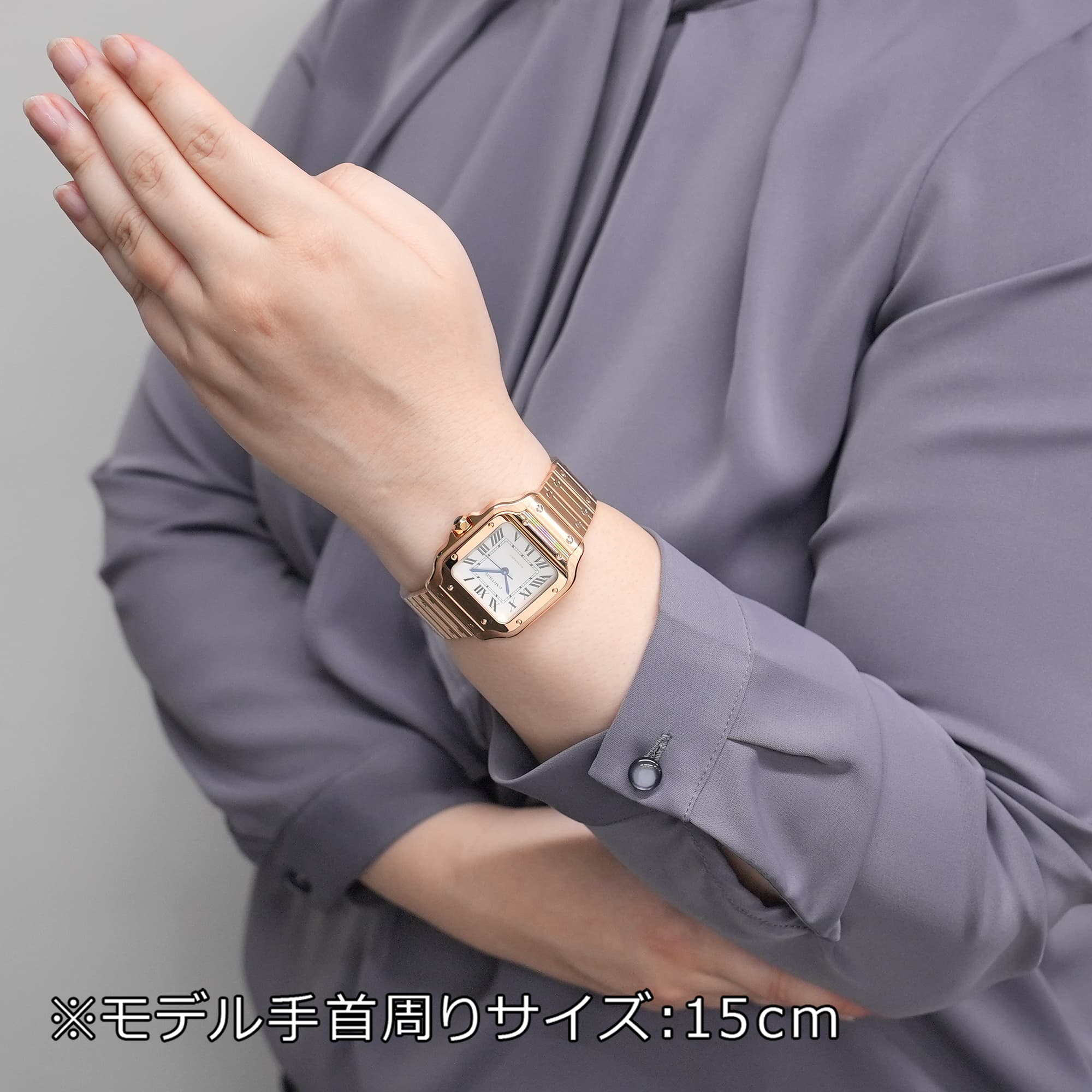 中古)CARTIER カルティエ サントス ドゥ カルティエ ウォッチ MM