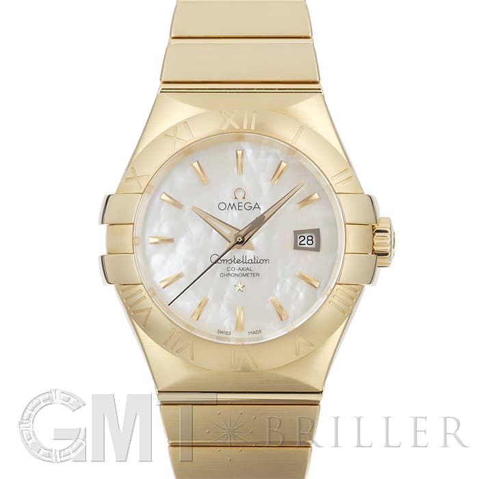 中古 オメガ OMEGA 123.50.31.20.05.002 ホワイトシェル レディース 腕時計 新品)OMEGA オメガ コンステレーション ホワイトシェル 31mm 123.50