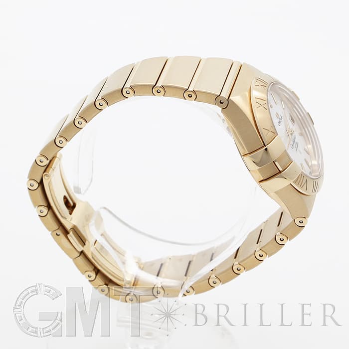中古 オメガ OMEGA 123.50.31.20.05.002 ホワイトシェル レディース 腕時計 新品)OMEGA オメガ コンステレーション ホワイトシェル 31mm 123.50