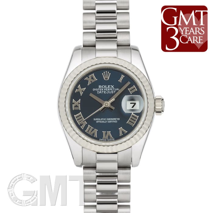 中古)ROLEX ロレックス デイトジャスト 179179 ブルーローマ（商品ID