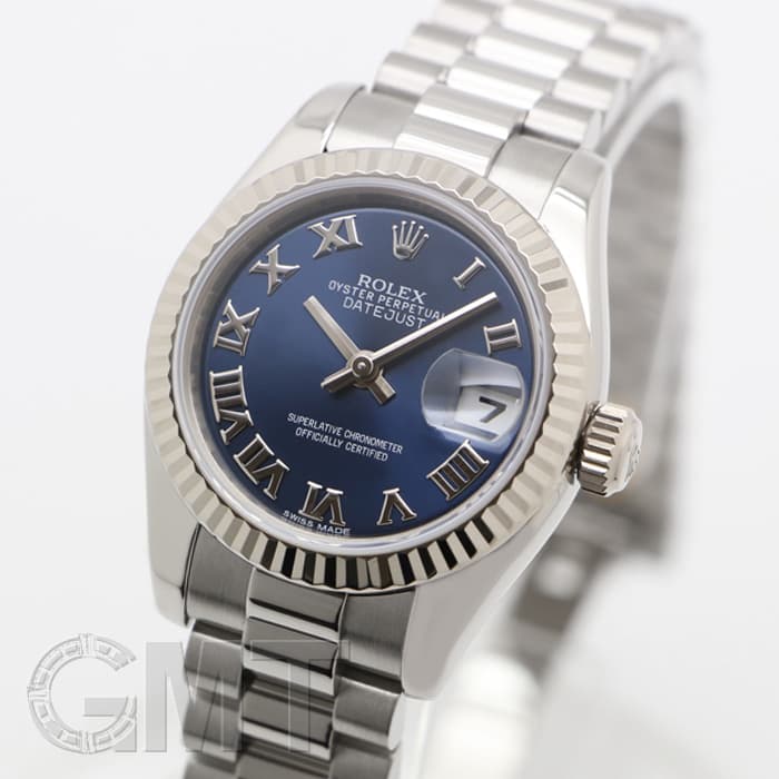 中古)ROLEX ロレックス デイトジャスト 179179 ブルーローマ（商品ID
