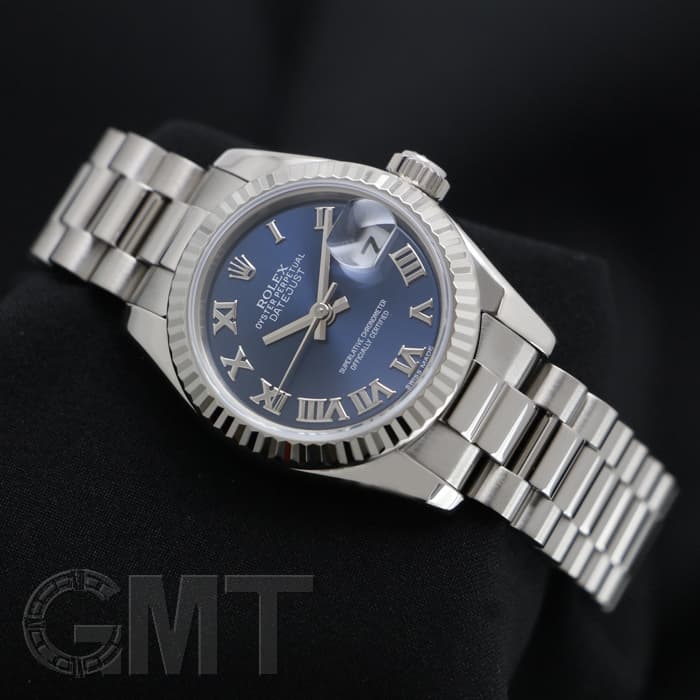中古)ROLEX ロレックス デイトジャスト 179179 ブルーローマ