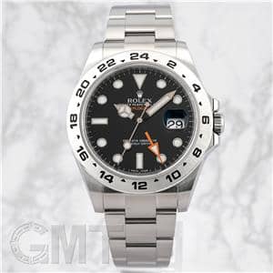 中古)ROLEX ロレックス エクスプローラー II 216570 ブラック（商品ID