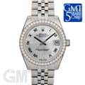 ROLEX ロレックス デイトジャスト 178384NR ホワイトシェル VIダイヤローマ