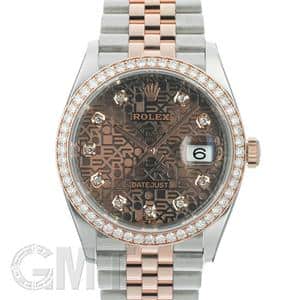 ROLEX ロレックス デイトジャスト 36 126281RBR チョコレートコンピューター メイン