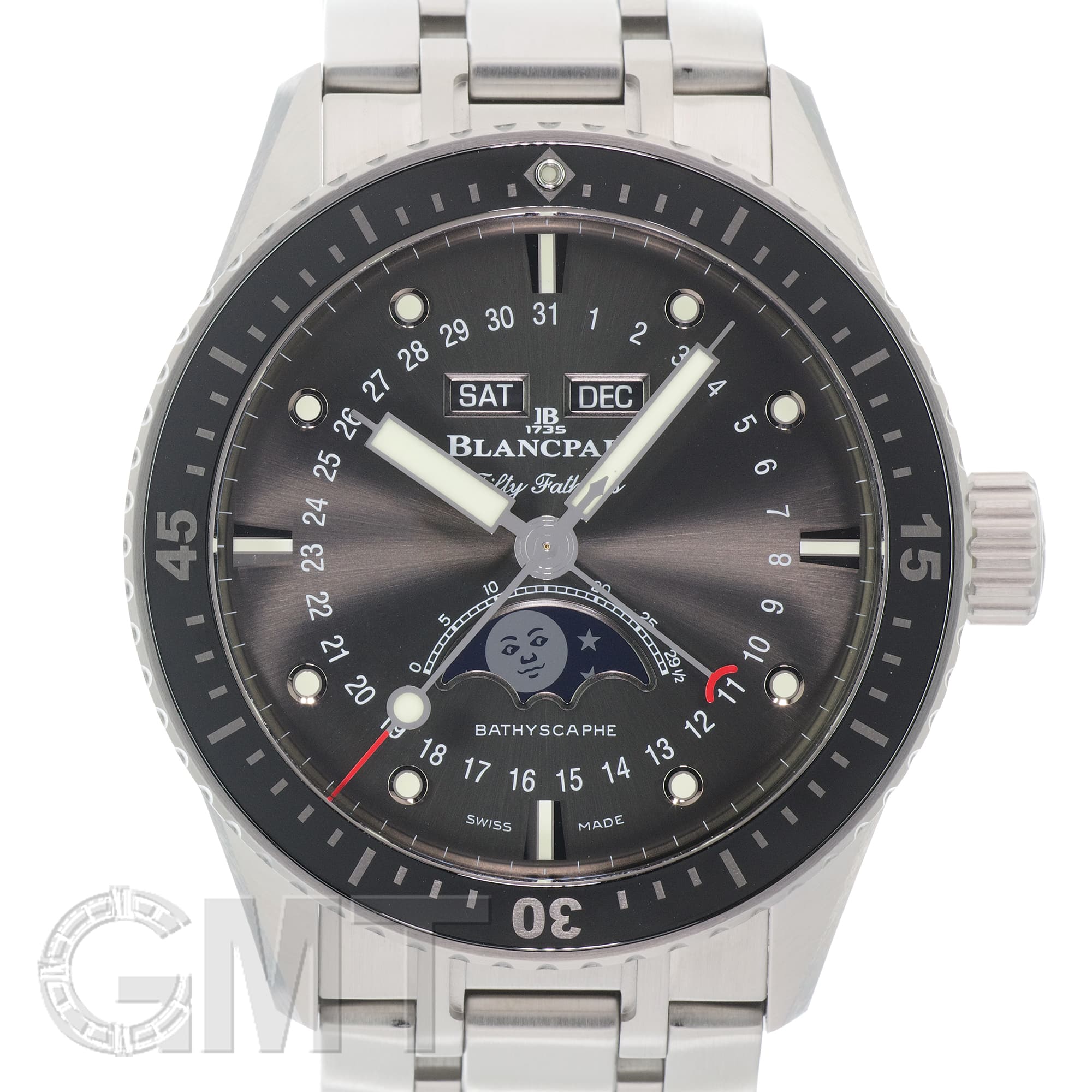 商品50年男　コンプリート 中古)BLANCPAIN ブランパン フィフティファゾムス バチスカーフ 43mm