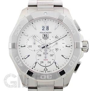 TAG HEUER タグ・ホイヤー アクアレーサー 300M クロノ 43mm クォーツ シルバー CAY1111.BA0927 メイン