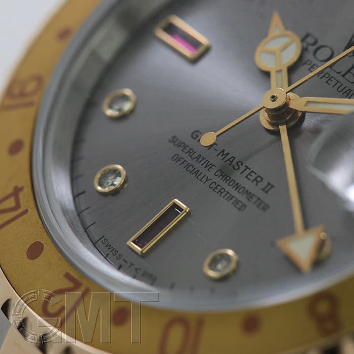 中古)ROLEX ロレックス GMTマスター II 16713RG グレー S番（商品ID