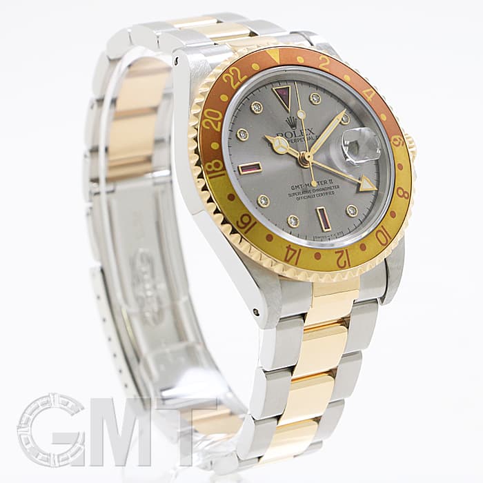 中古)ROLEX ロレックス GMTマスター II 16713RG グレー S番（商品ID