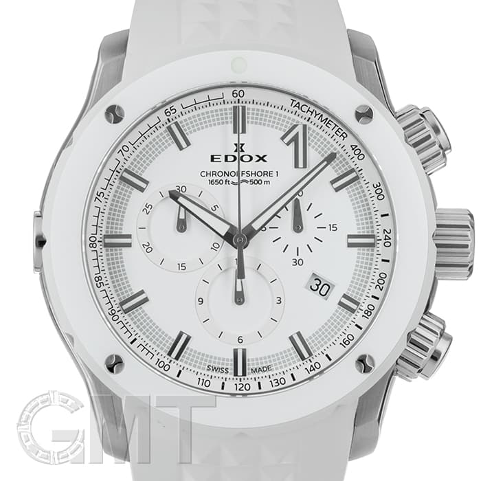 中古)EDOX エドックス クロノオフショア1 クロノグラフ 10221-3B3-BIN3
